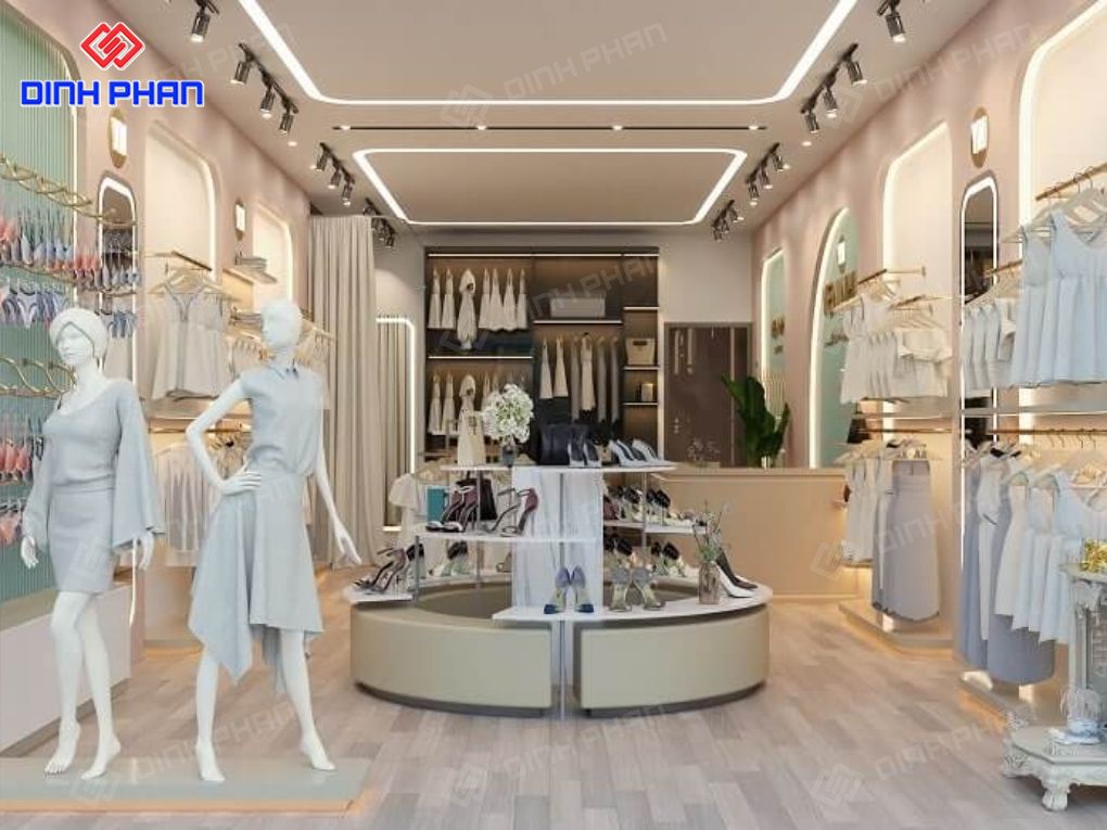 Thi công shop thời trang BMT