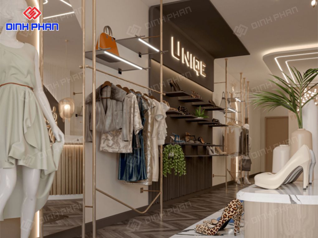 Thiết kế cửa hàng đẹp BMT