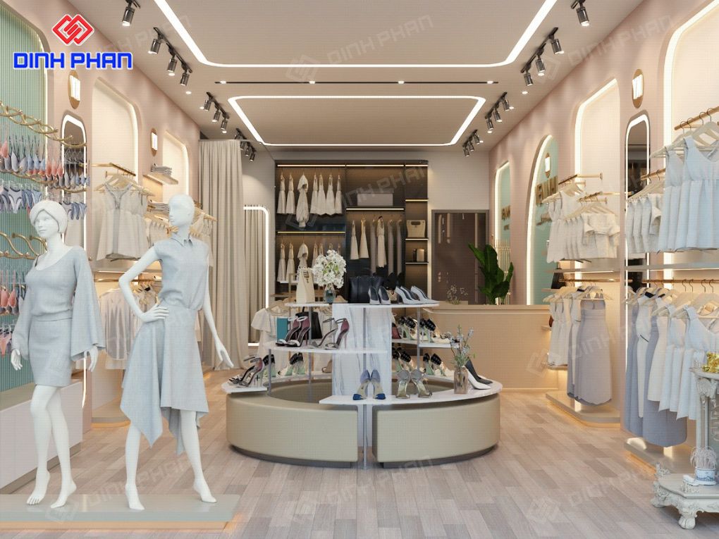 Thiết kế cửa hàng hiện đại BMT