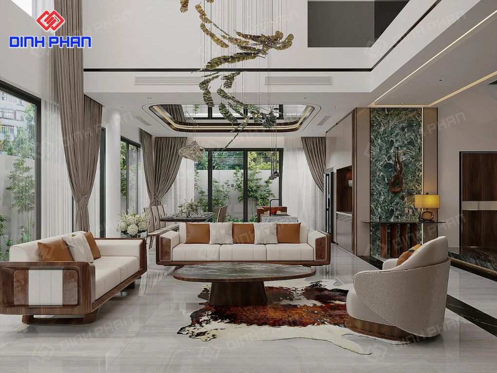 Thiết kế nội thất biệt thự Đắk Lắk