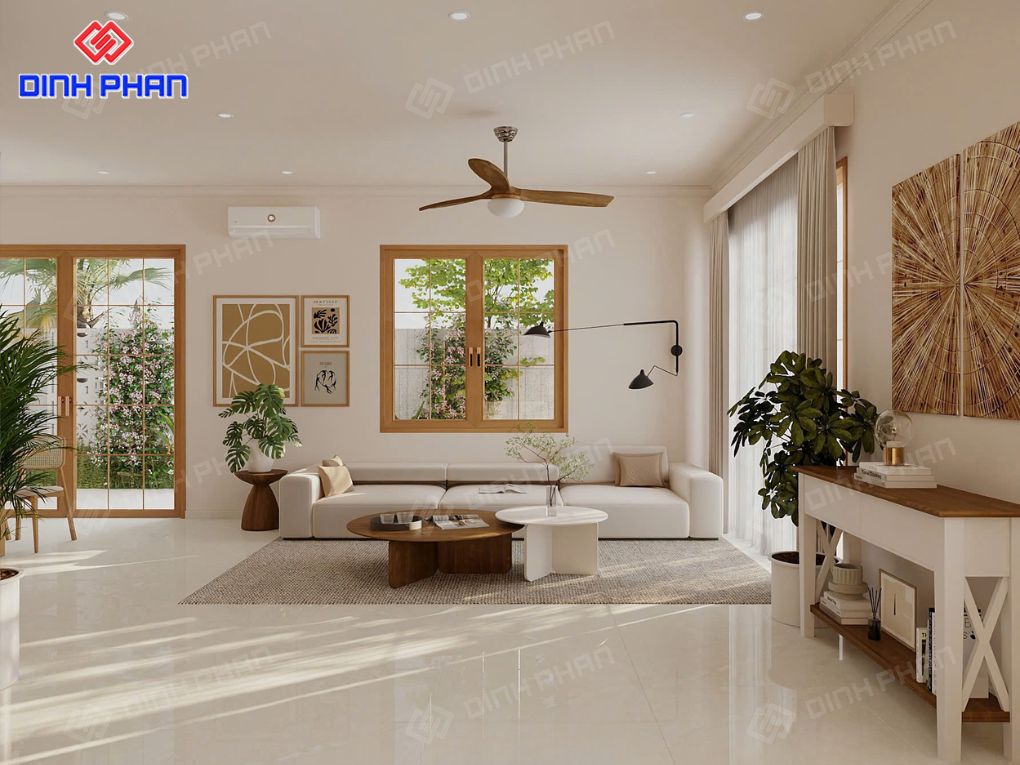 Thiết kế nội thất phòng khách Đắk Lắk