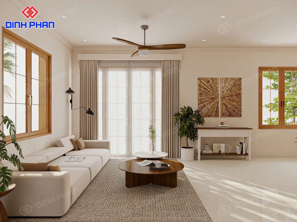 Thiết kế nội thất phòng khách Đắk Lắk