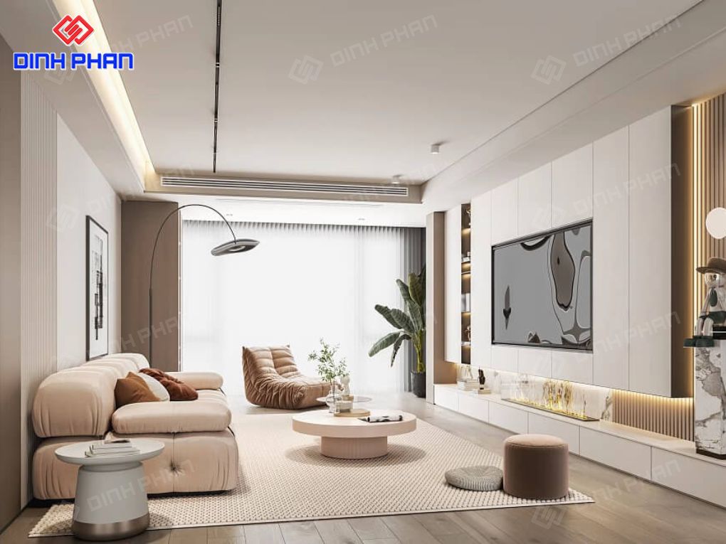Thiết kế nội thất phòng khách Đắk Lắk