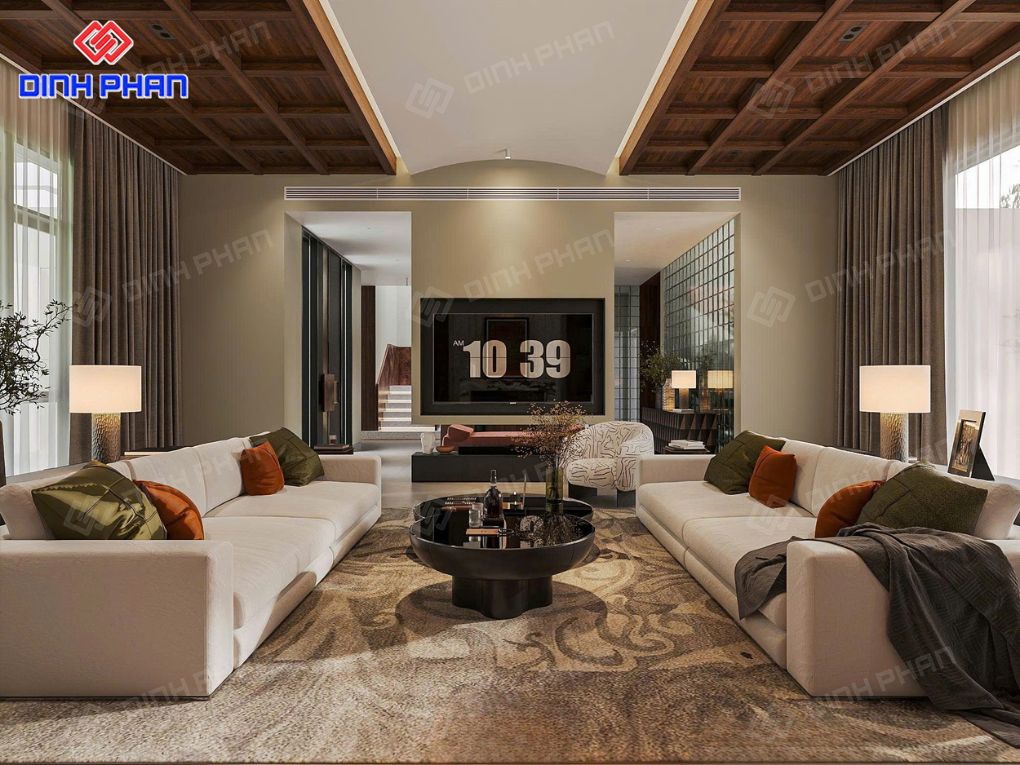 Thiết kế nội thất phòng khách Đắk Lắk