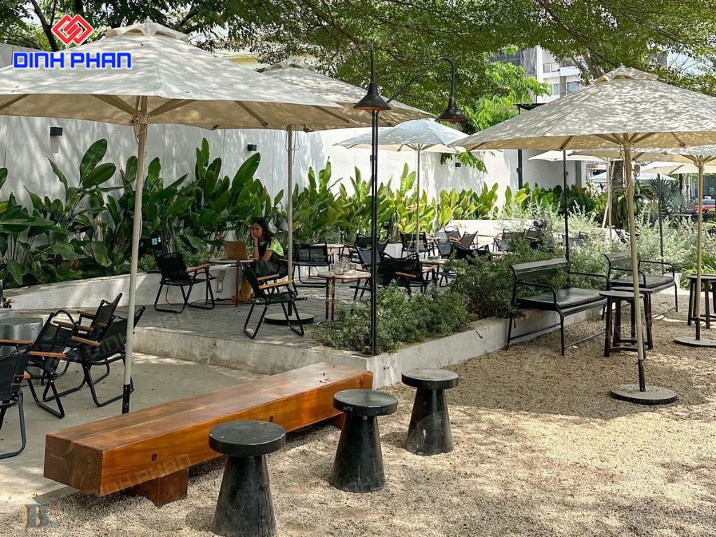 Thiết kế quán cafe sân vườn BMT