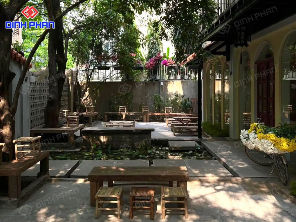 Thiết kế quán cafe sân vườn BMT