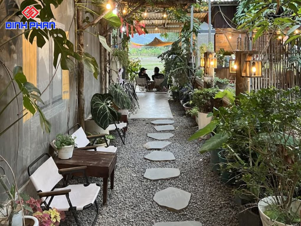 Thiết kế quán cafe sân vườn BMT