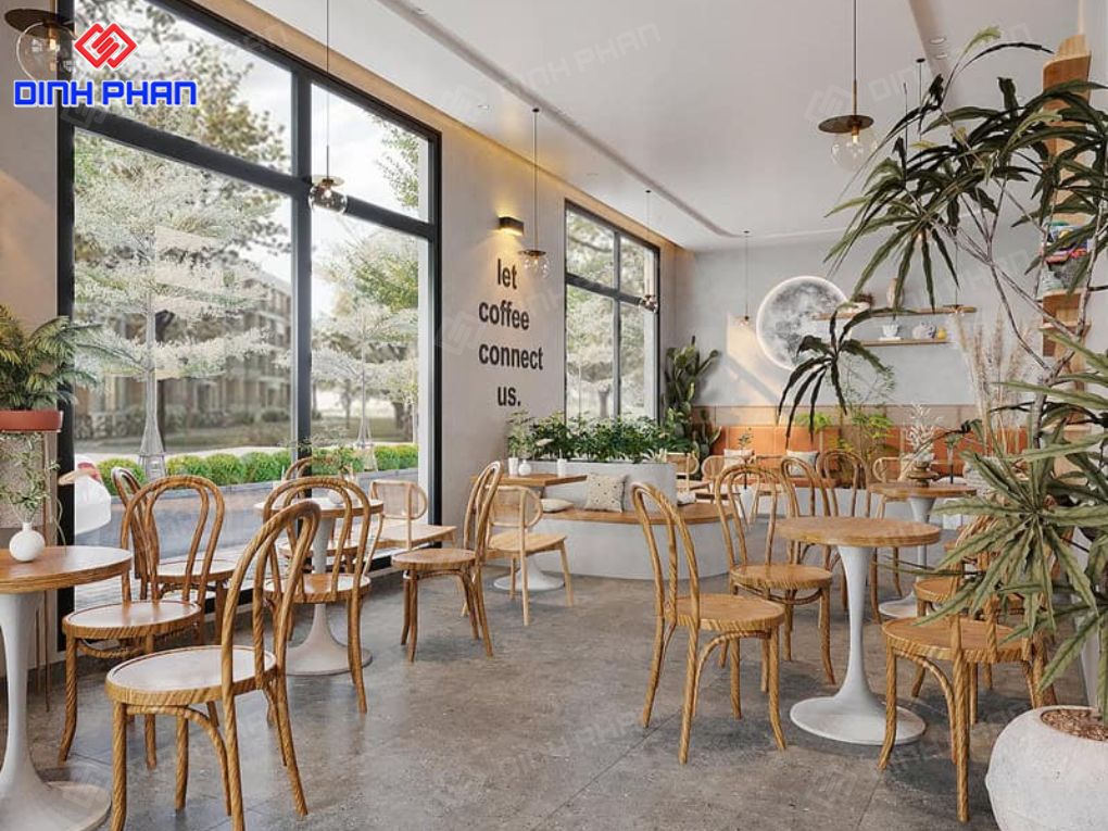 Thiết kế quán trà sữa nhỏ đẹp BMT