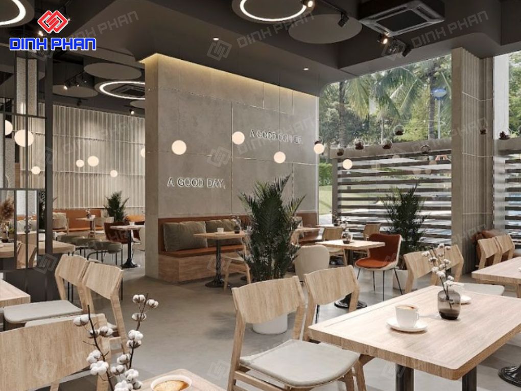 Thiết kế quán trà sữa tối ưu không gian BMT