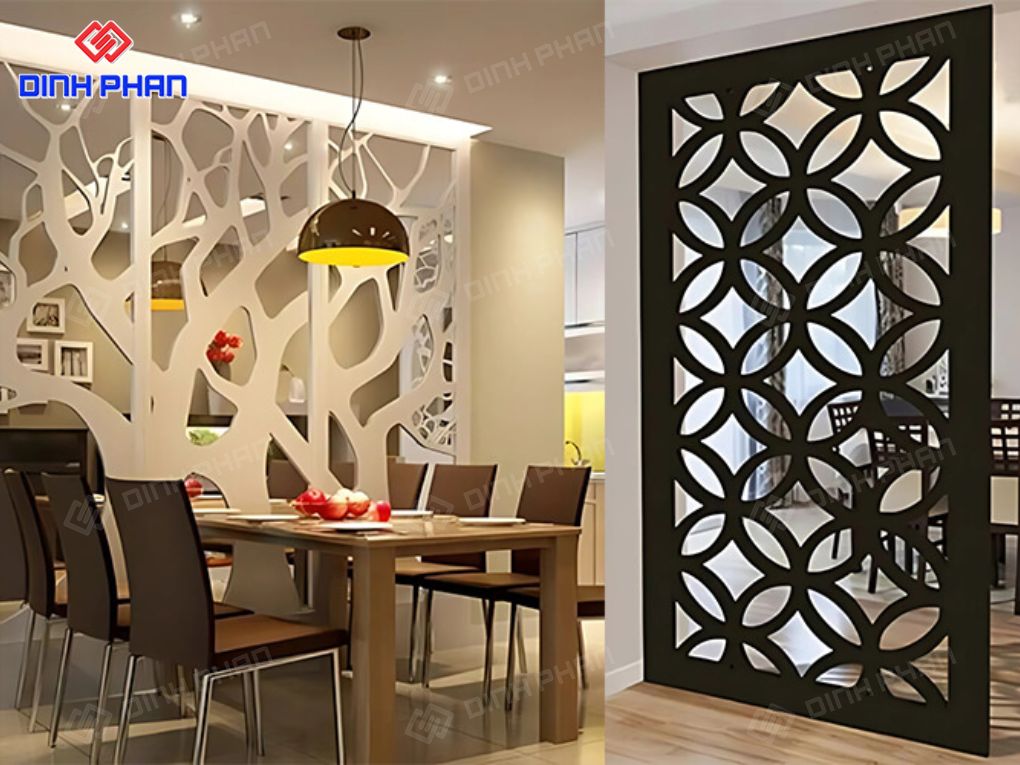 Xưởng cắt khắc vách ngăn CNC giá rẻ và uy tín Cắt khắc vách ngăn