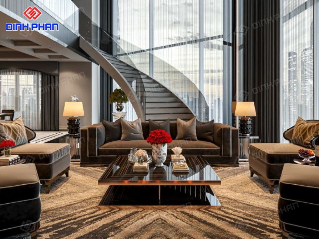 Đơn vị thiết kế nội thất nhà phố BMT