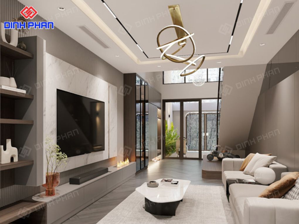 Thiết kế và thi công nội thất phòng khách Đắk Lắk Nội thất phòng khách Đắk Lắk