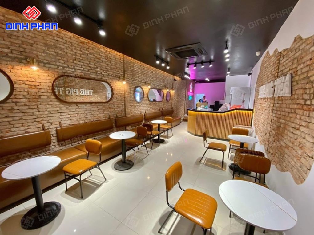 Thi công nội thất trà sữa BMT