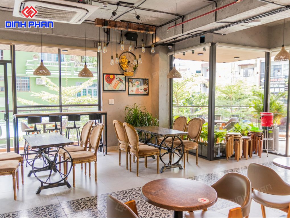 Thi công nội thất trà sữa BMT