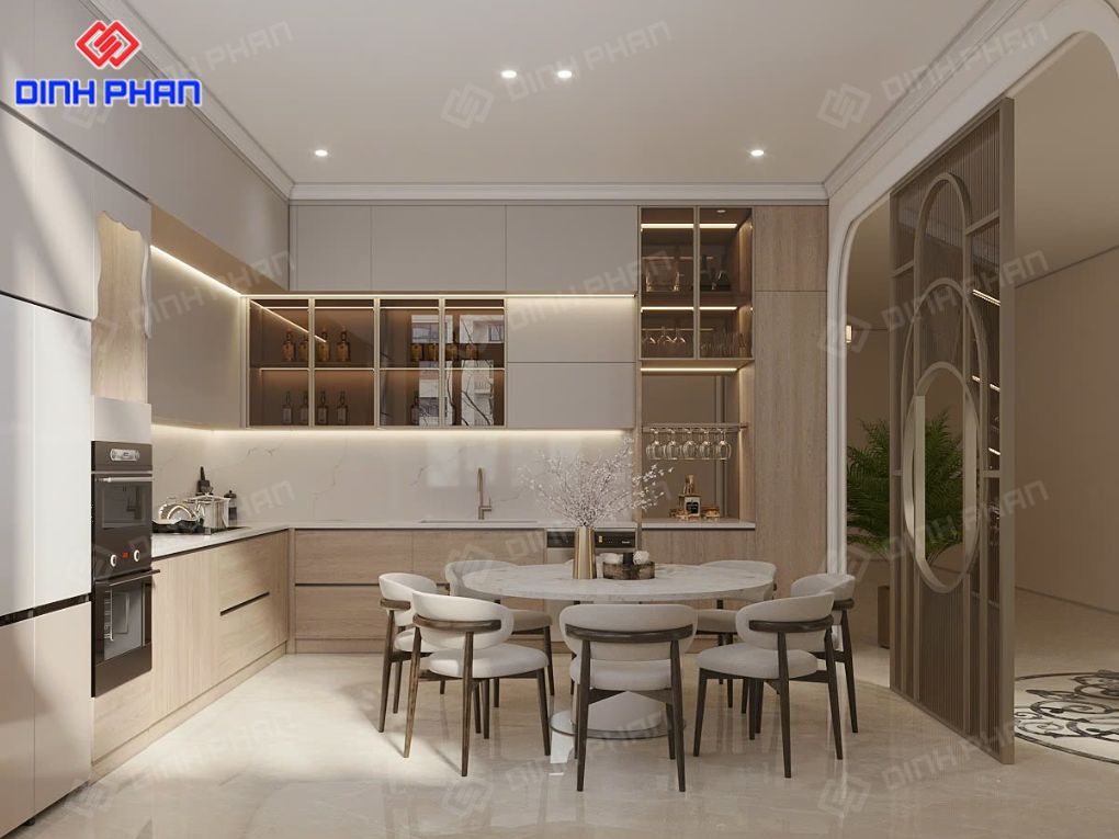 Thiết kế nội thất phòng bếp Đắk Lắk