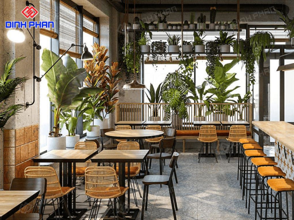 Thiết kế quán cafe nhỏ đẹp BMT