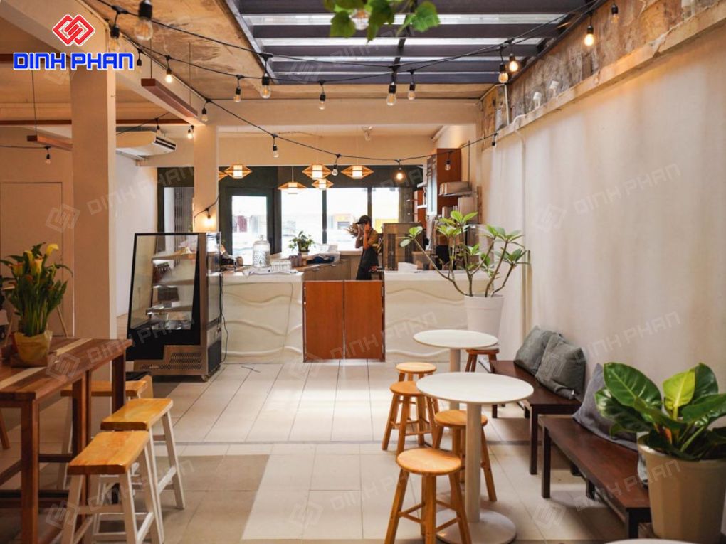 Thiết kế quán cafe nhỏ đẹp BMT
