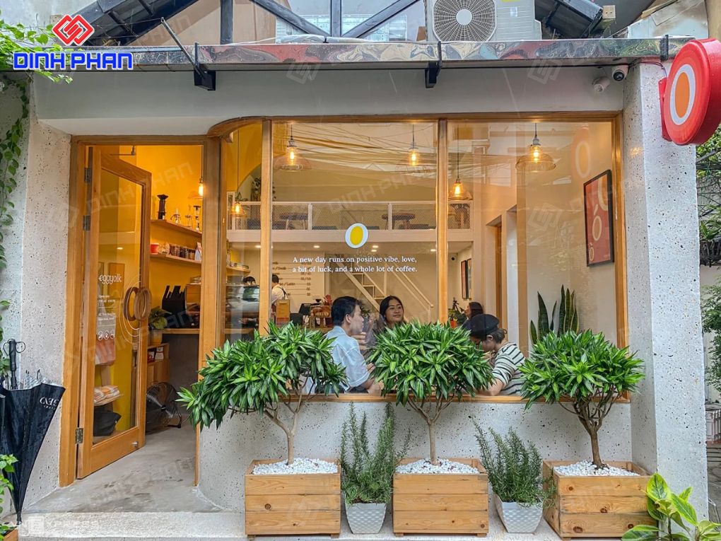 Thiết kế quán cafe nhỏ đẹp BMT