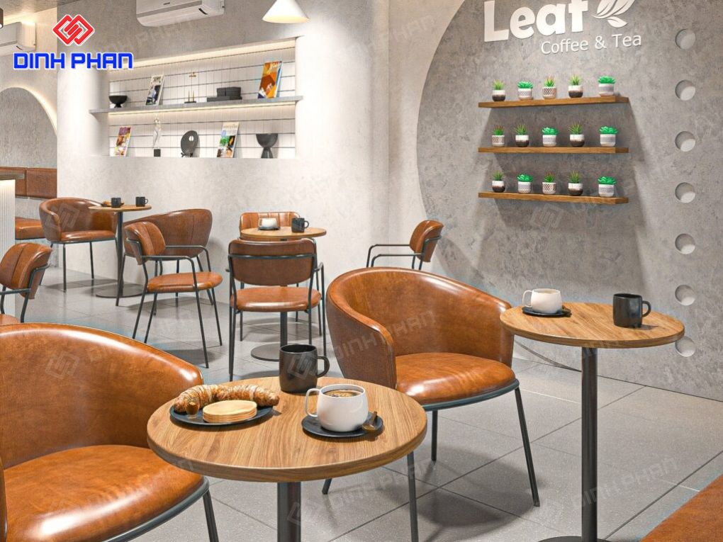 Thiết kế quán cafe nhỏ đẹp BMT