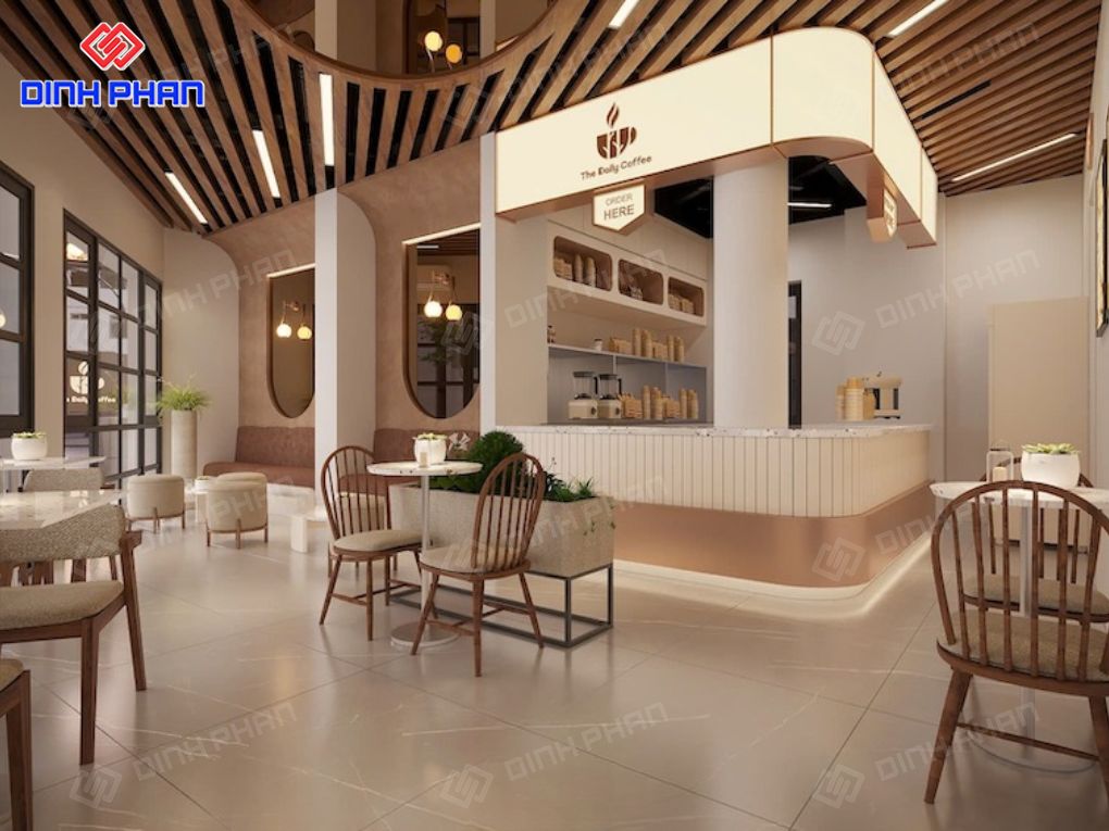 Quán cafe hiện đại BMT