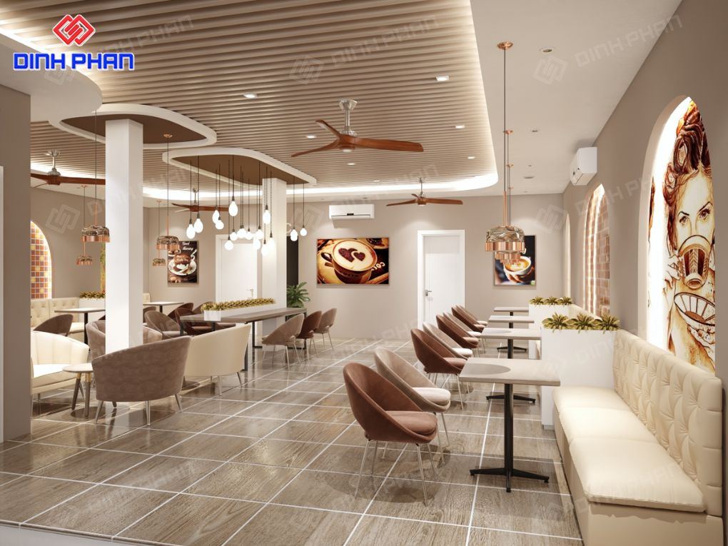 Quán cafe hiện đại BMT