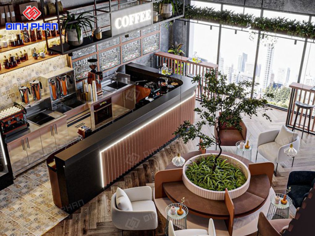 Quán cafe hiện đại BMT