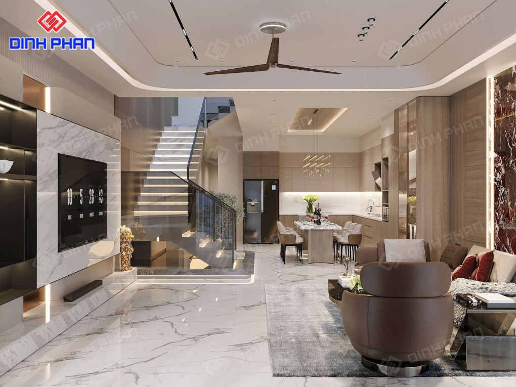 Thiết kế nhà phố đẹp BMT