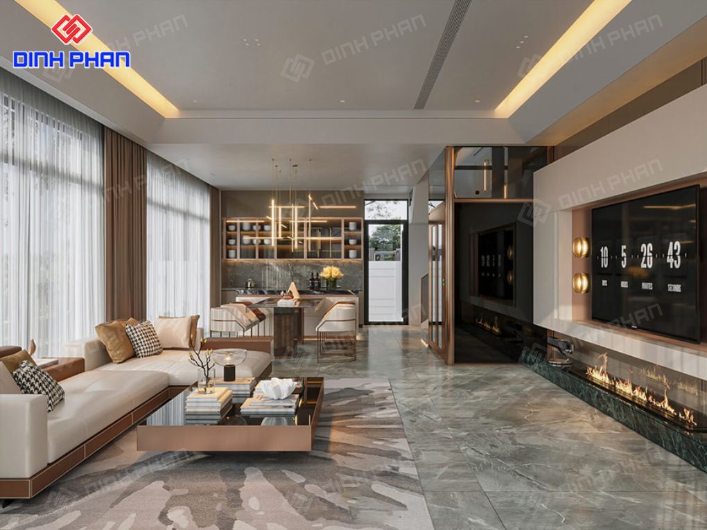 Thiết kế nhà phố đẹp BMT
