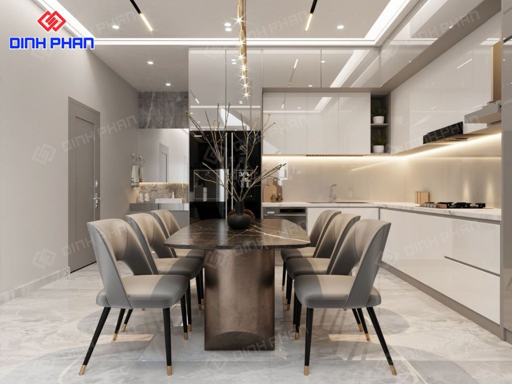 Nội thất nhà phố sang trọng BMT