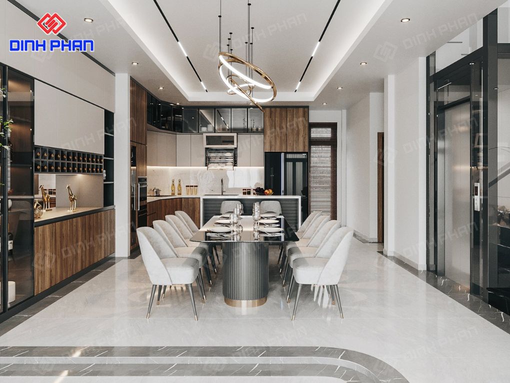 Nội thất nhà phố đẹp tại BMT