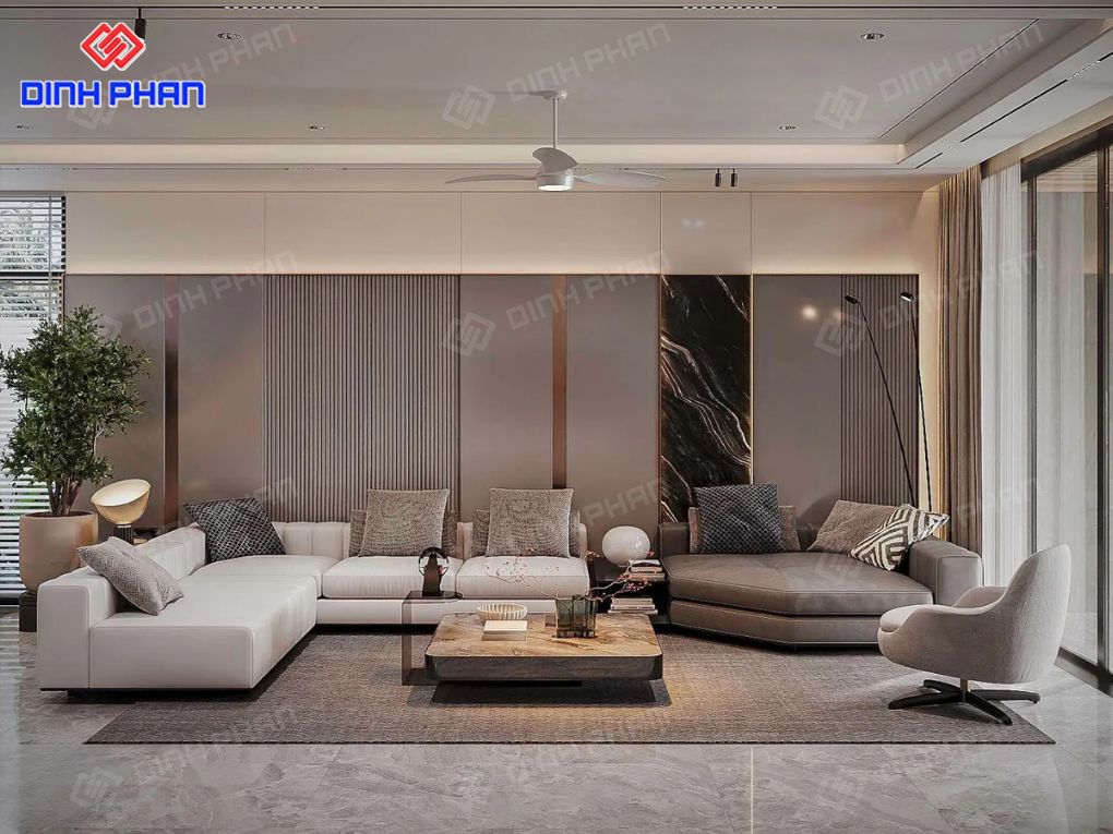Nội thất phòng khách nhà phố BMT