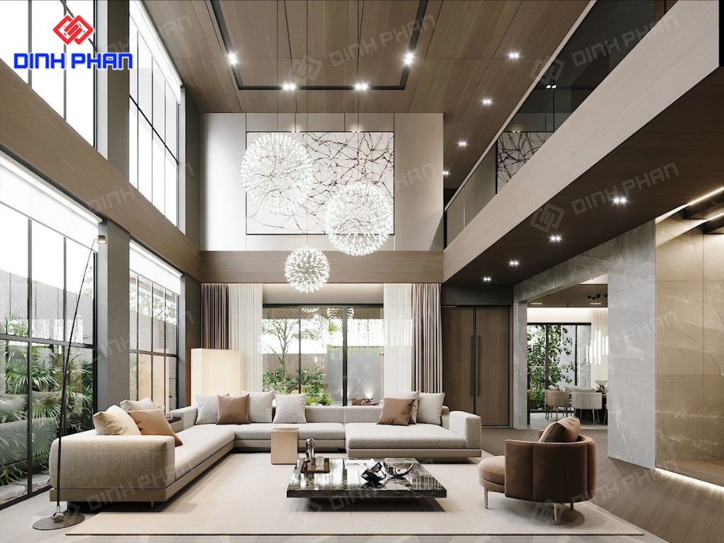 Nội thất phòng khách nhà phố BMT