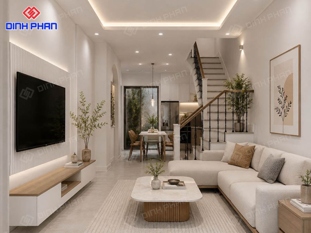 Giải pháp tối ưu nội thất nhà phố nhỏ đẹp BMT Nội thất nhà phố nhỏ đẹp BMT